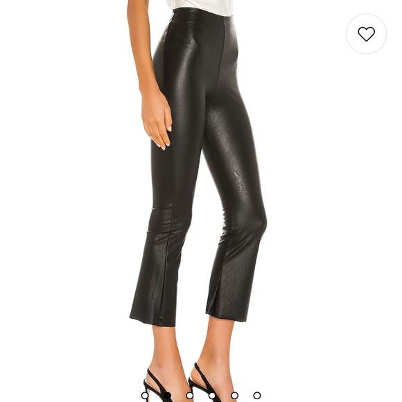 Faux Leather Cropped Flare Pant in Black
Commando - Picture 5 of 9